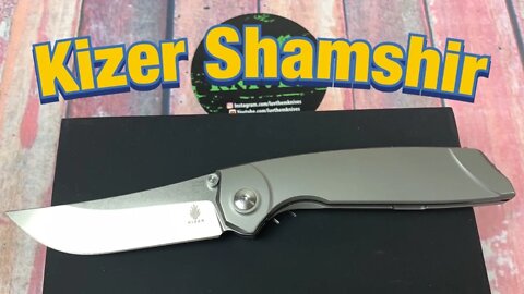 Kizer Ki4517 Shamshir / includes disassembly/ lightweight and great design !
