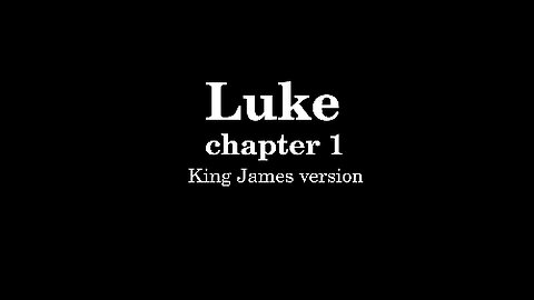 Luke 1 King James version