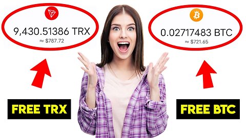 Claim Free TRX + BTC Every 60 Minutes ~ no investment