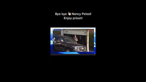 Nancy Pelosi being led out of her house being arrested…BOOM!!!