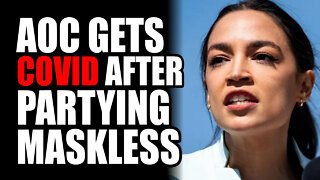 AOC gets Covid After Partying MASKLESS in Florida