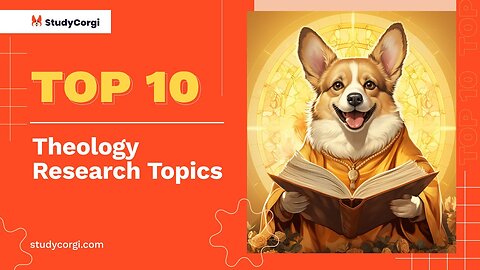 TOP-10 Theology Research Topics