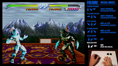 KILLER INSTINCT 2 : Fulgore Tutorial (Move List)