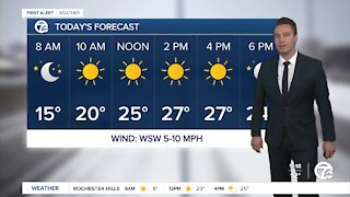 Metro Detroit Forecast: Dangerously-cold start to the first work-week of 2022