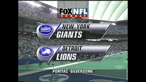 1997-10-19 New York Giants vs Detroit Lions