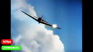 WW2 Air Combat & Strafing | 4k, 60fps, Colorized, Sound Design, AI Enhanced
