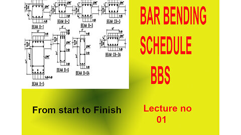 Bar Bending Schedule Basic