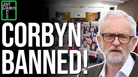 Corbyn banned from speaking at Euro event for being pro-Palestinian.