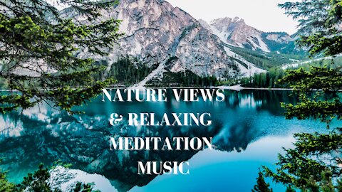 Soothing Meditation Music with Ocean & Nature Views 1 Hour of Relaxation