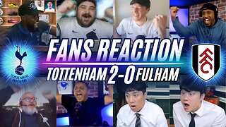 SPURS FANS REACTION TO TOTTENHAM 2-0 FULHAM | TOP OF THE LEAGUE