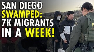 Huge number of illegals crossing at San Diego propel Cali to #1 busiest illegal border crossing