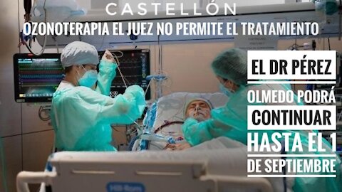 Ozonoterapia en Castellón hasta el 1 de Septiembre. El juez paraliza el tratamiento.