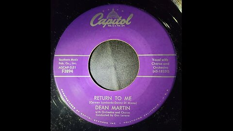 Dean Martin – Return to Me