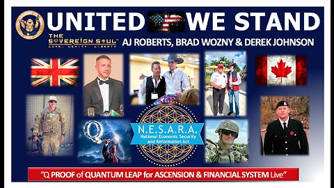 WARRIOR Talks: Derek Johnson AJ Roberts & Brad PROOF Trump QUANTUM Ascension /Financial System Live