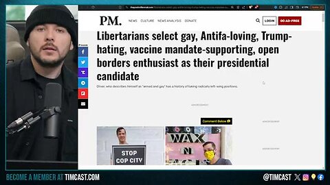 LMAO... LEFTIST Libertarian Presidential Nominee Sparking MASS EXODUS To TRUMP | Tim Pool