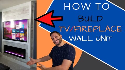 HOW TO BUILD TV/FIREPLACE WALL UNIT