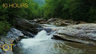 Rapids in the Blueridge Mountains | Flowing Water and Atmospheric Sounds for Sleep | Relaxing| Study