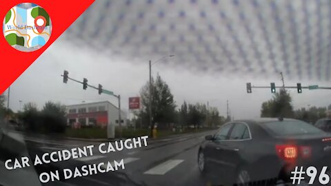 Man Forced Of Road Into Oncoming Lane Has To Go The Same Direction - Dashcam Clip #96