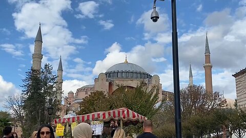 Azaan at Hagia Sophia while visiting , awsome moment