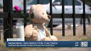 Memorial growing after two children found dead at Phoenix home