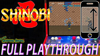 Shinobi (1987) [Arcade] 🕹🔥 Intro + Gameplay (full playthrough) [Vertical]