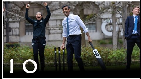 England Cricket Team vs Rishi Sunak at 10 Downing Street