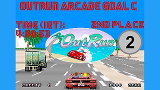 OutRun [Arcade] Goal C [4'50"53] 2nd Place🥈 | アウトラン