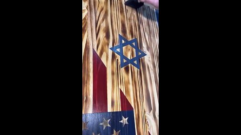 American / Israel Flag