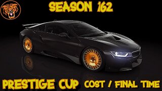 CSR2: Season 162 Prestige Cup - Cost and Final Time