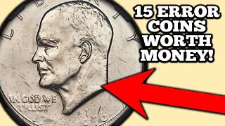 15 ERROR COINS WORTH MONEY!
