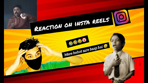 Funny reaction on Instagram reels | react AJ | #viralvideo #reactionvideo #funny