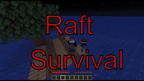 Minecraft But I am Stranded on a Raft