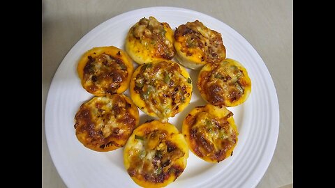 Pizza bites recipe by MFS CUISINE. #pizza #pizzabites