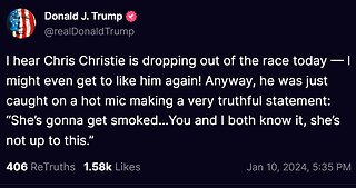 @JackPosobiec BREAKING: Chris Christie is caught on a hot mic