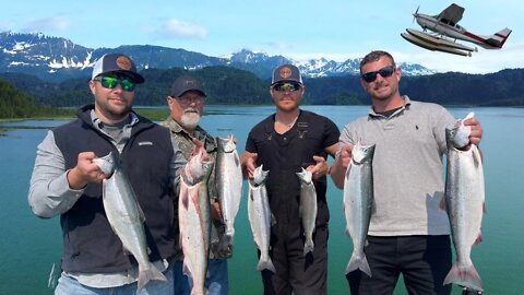 Fly-In Salmon Fishing Big River Lake, Alaska (SNAGGING)