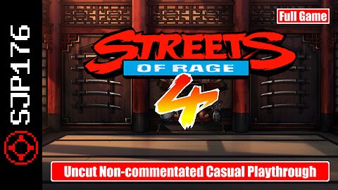 Streets of Rage 4—Full Game—Uncut Non-commentated Casual Playthrough