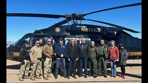 Speaker Kevin McCarthy and other officials spoke at the Mex Border in Arizona