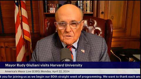 America's Mayor Live (E391): Mayor Rudy Giuliani visits Harvard University