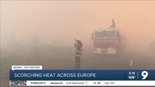Scorching heat across the U.S., Europe