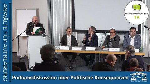 Podiumsdiskussion Tom Lausen, Dr. Gunter Frank, Chris Moser, Dr. Josef Hingerl und Jürgen Müller🙈