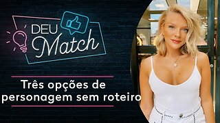 Vai Encarar? Gabi Lopes monta cena em improviso | Deu Match