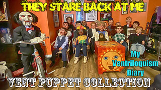 THEY STARE BACK AT ME puppet figure collection ventriloquist