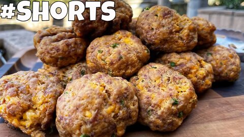 Smoked Sausage Balls Recipe on the Pit Barrel Cooker #Shorts