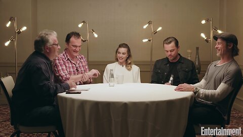 Once Upon A Time In Hollywood Roundtable： Brad Pitt, Leonardo DiCaprio, More ｜ Entertainment Weekly