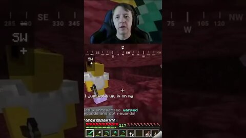 Visiting the Nether With a Viewer #short