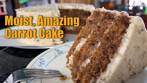 Amazing MOIST Carrot CAKE | Big Family Homestead