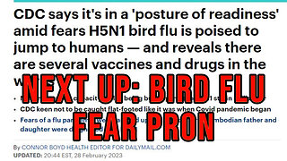 2023 Psyop Attempt: Bird Flu! (Vaccines Already Available!) + Excess Mortality Concerns