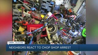 Neighbors React to Chop Shop Arrest