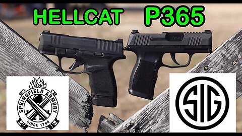Sig Sauer P365 vs Springfield Armory Hellcat / Best Micro Compact 9mm Pistol