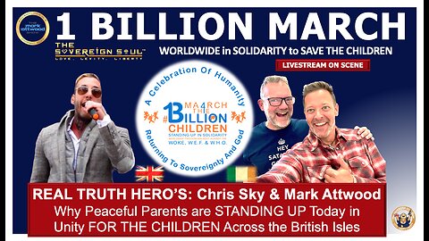 1 BILLION MARCH Worldwide to SAVE THE CHILDREN in UK & Ireland - LIVE with Chris Sky & Mark Attwood